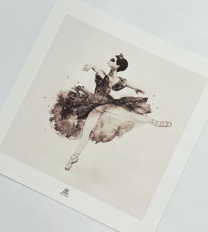 Posters 3st - Ballerina & Månsten
