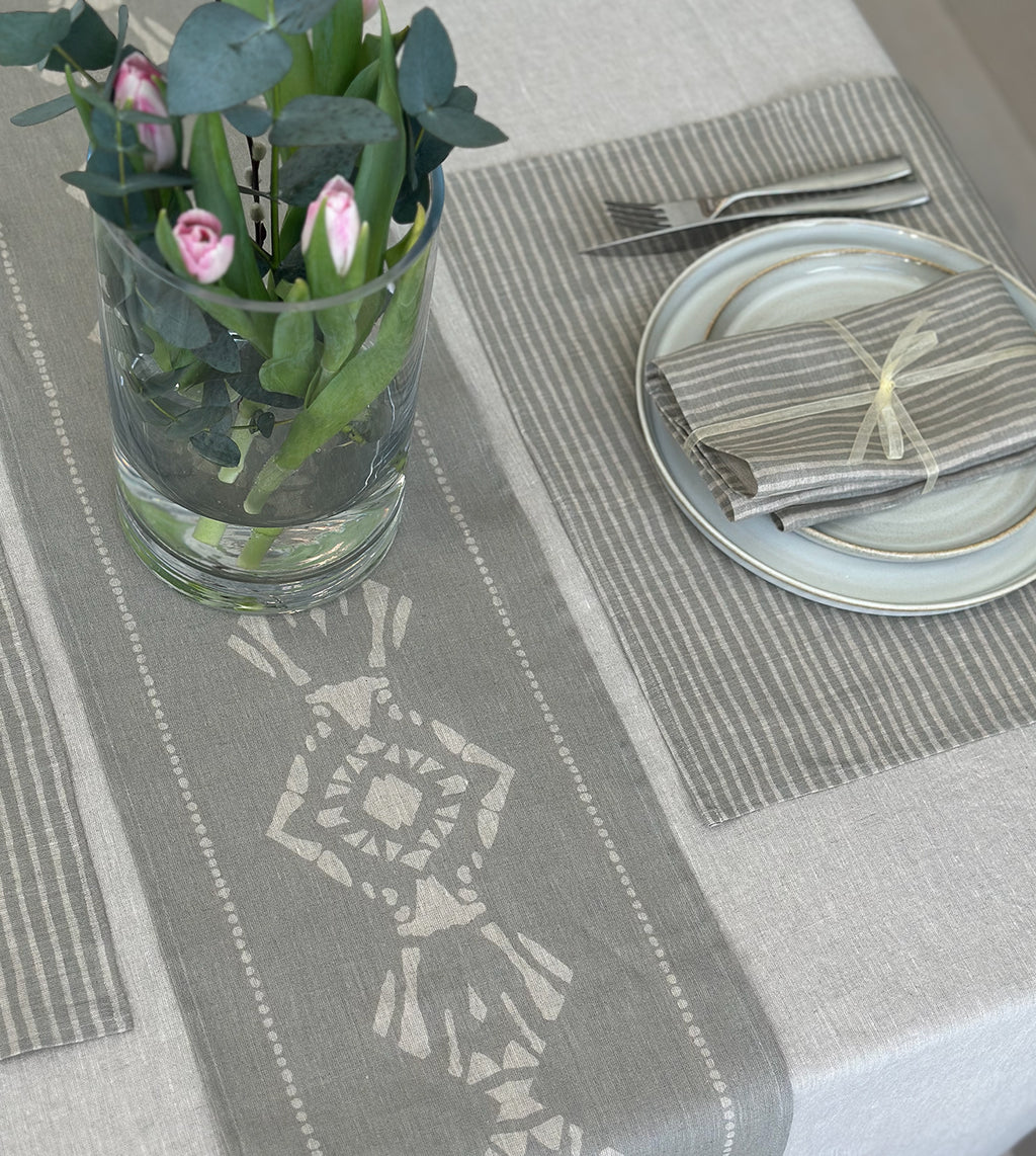 Bordslöpare Linkrans - Skiffergrön