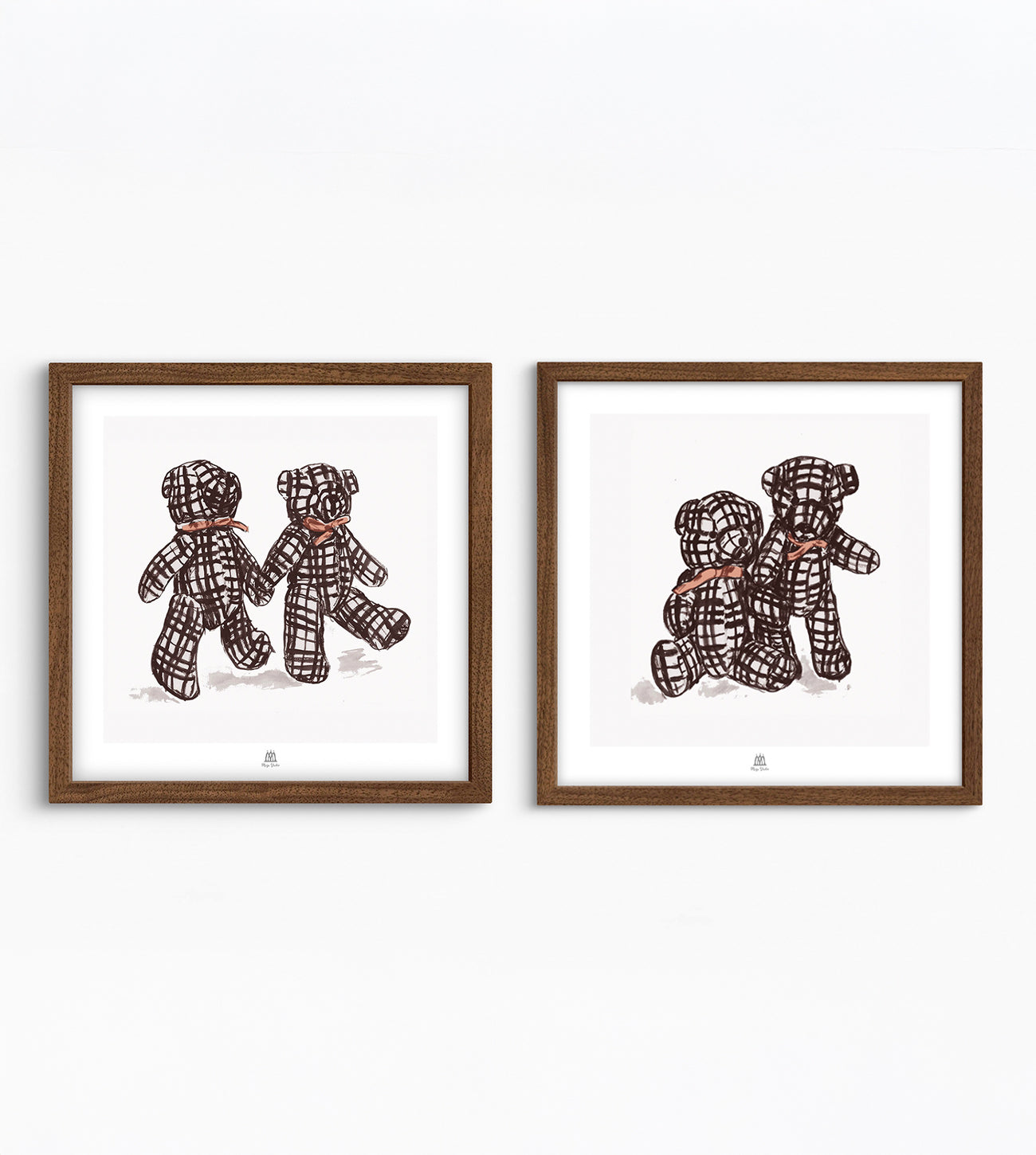 Posters 2 st - Rutiga Nallar