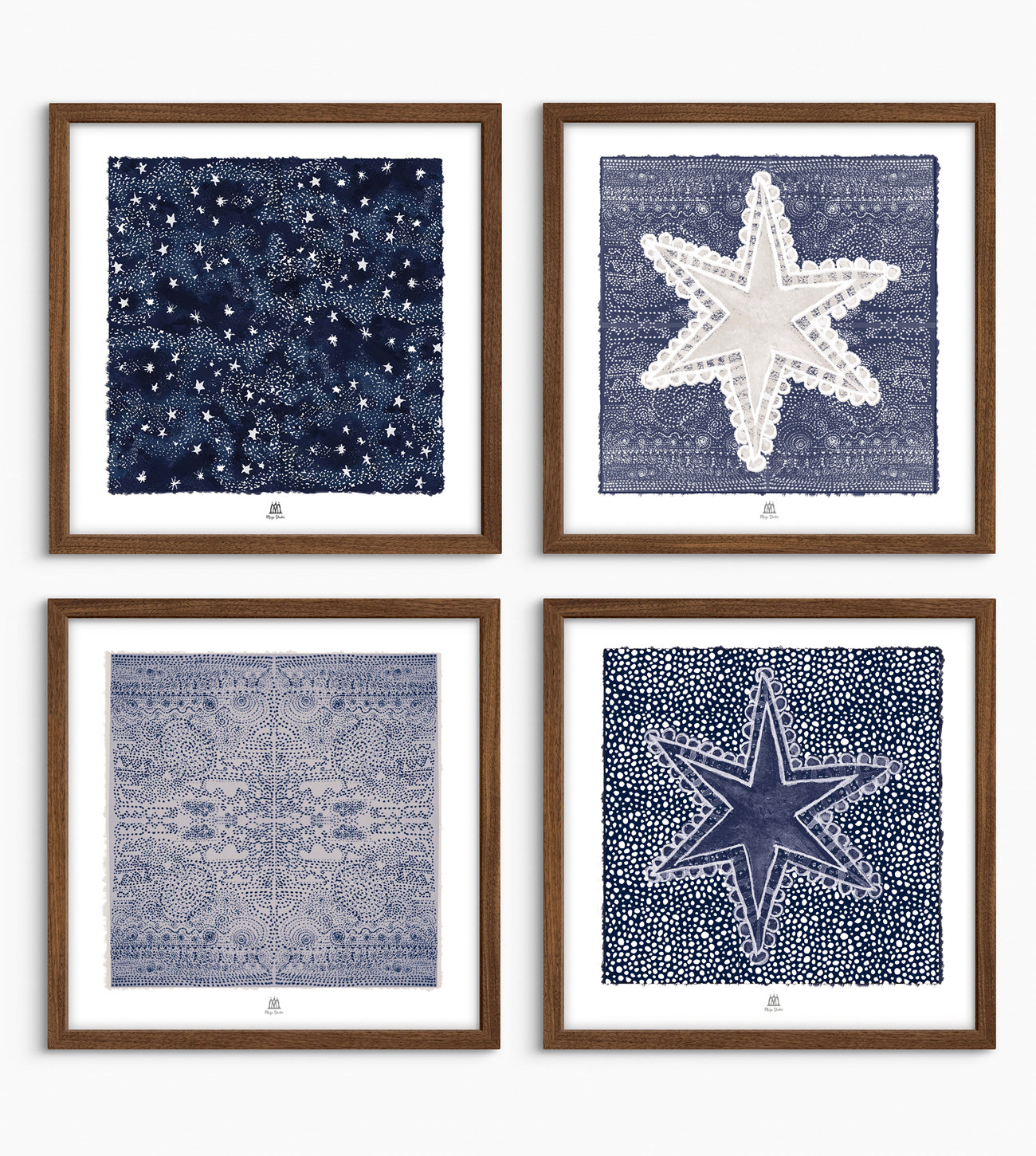 Posters 4 st - Vintergatan