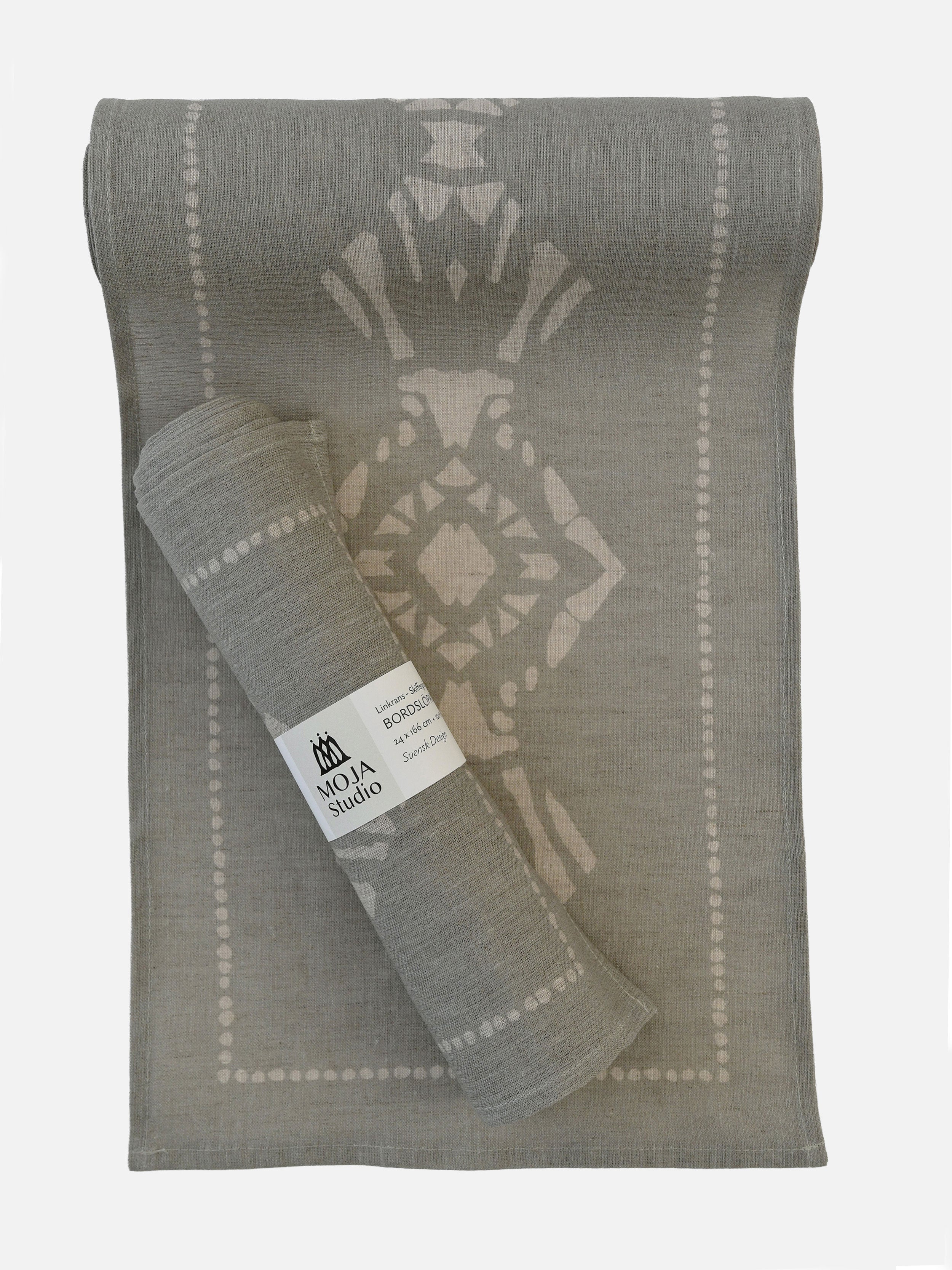 Bordslöpare Linkrans - Skiffergrön