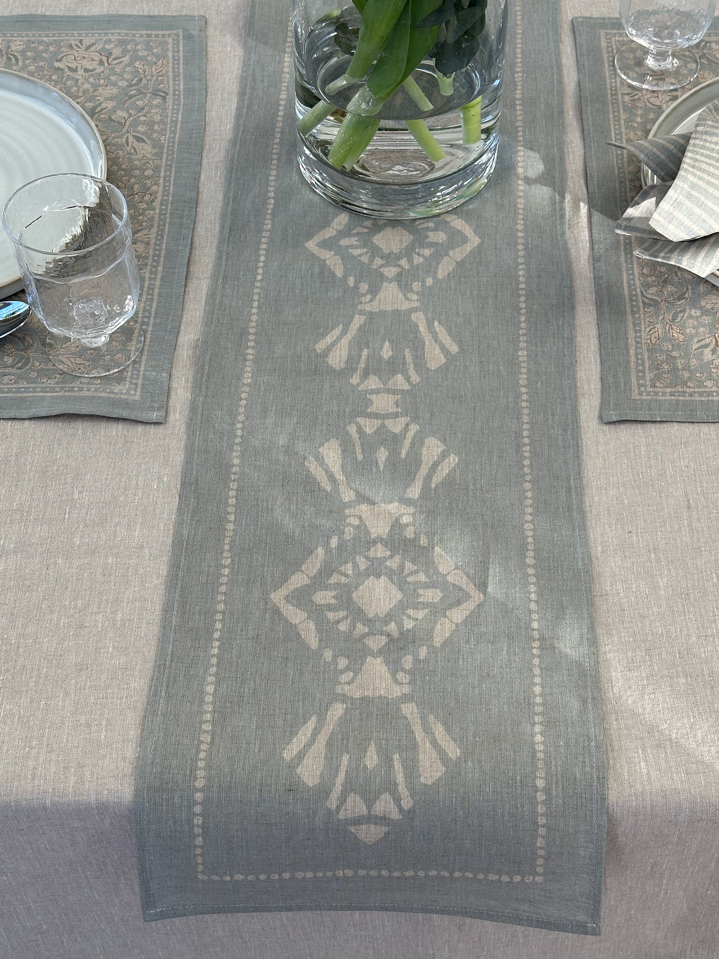 Bordslöpare Linkrans - Disblå