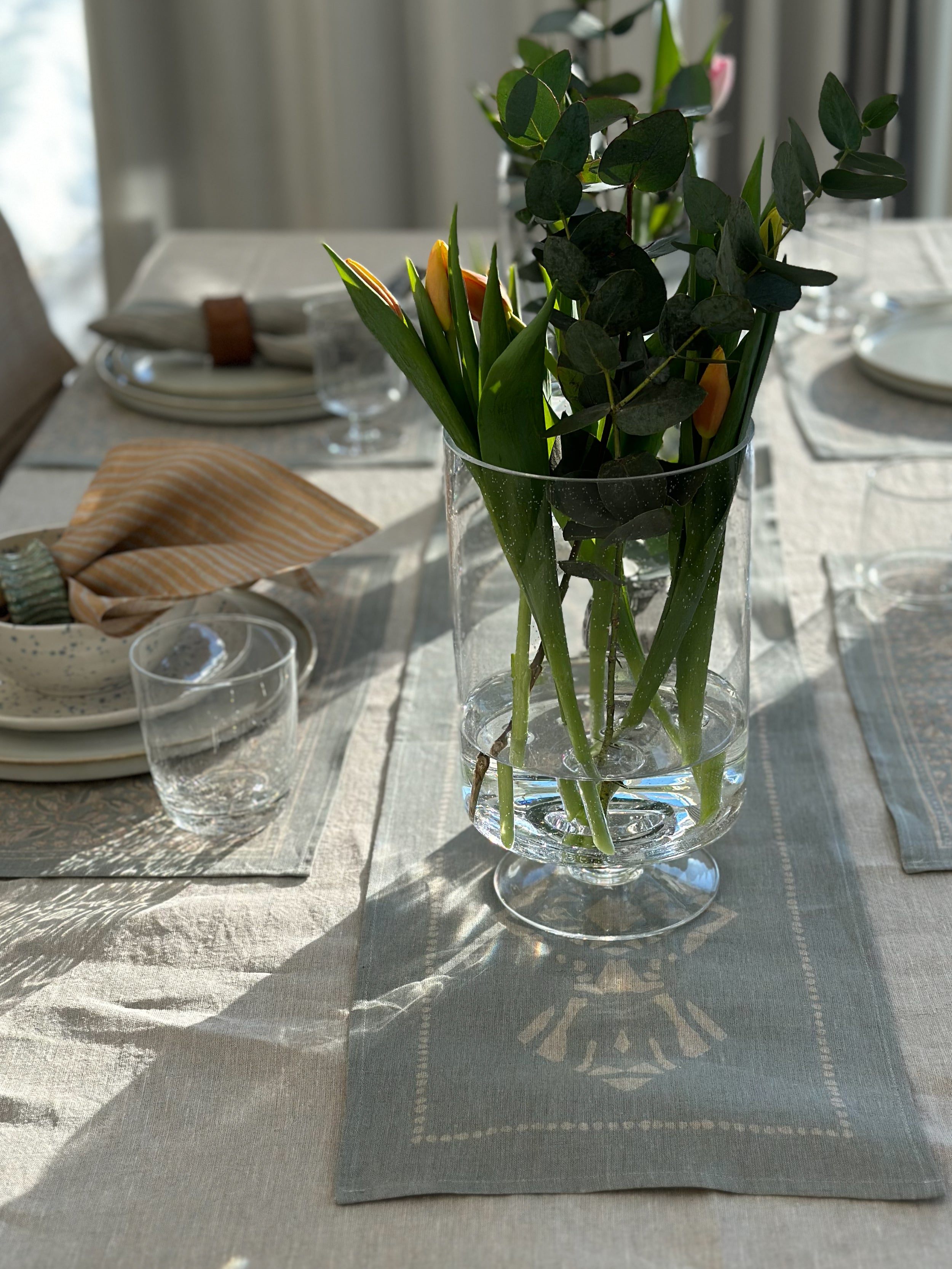 Bordslöpare Linkrans - Disblå