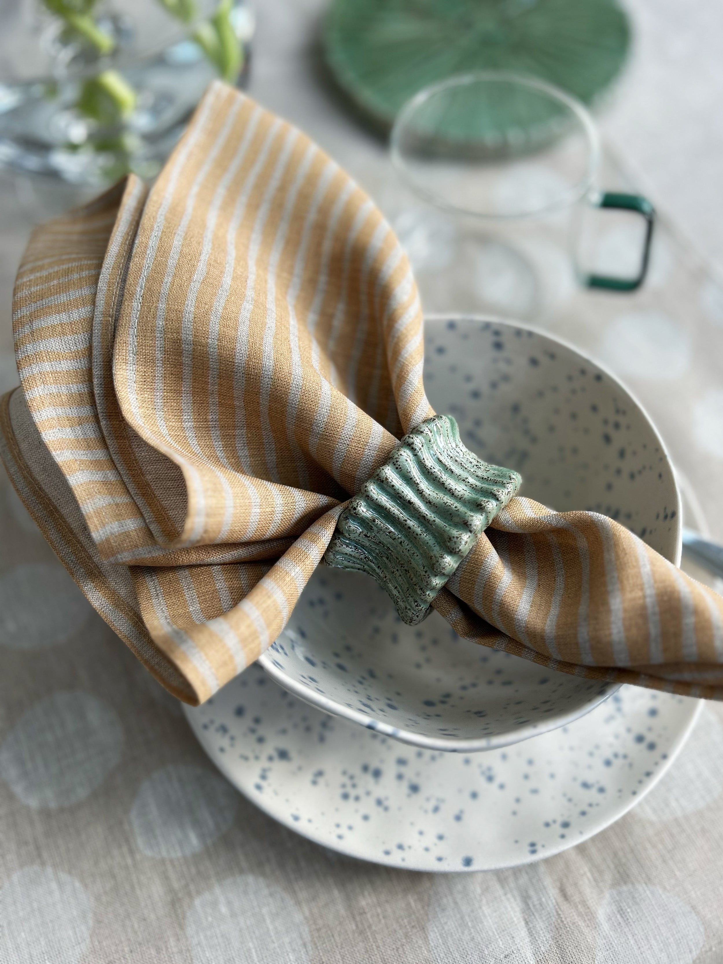 Servettring Midja 2 st - mintgrön