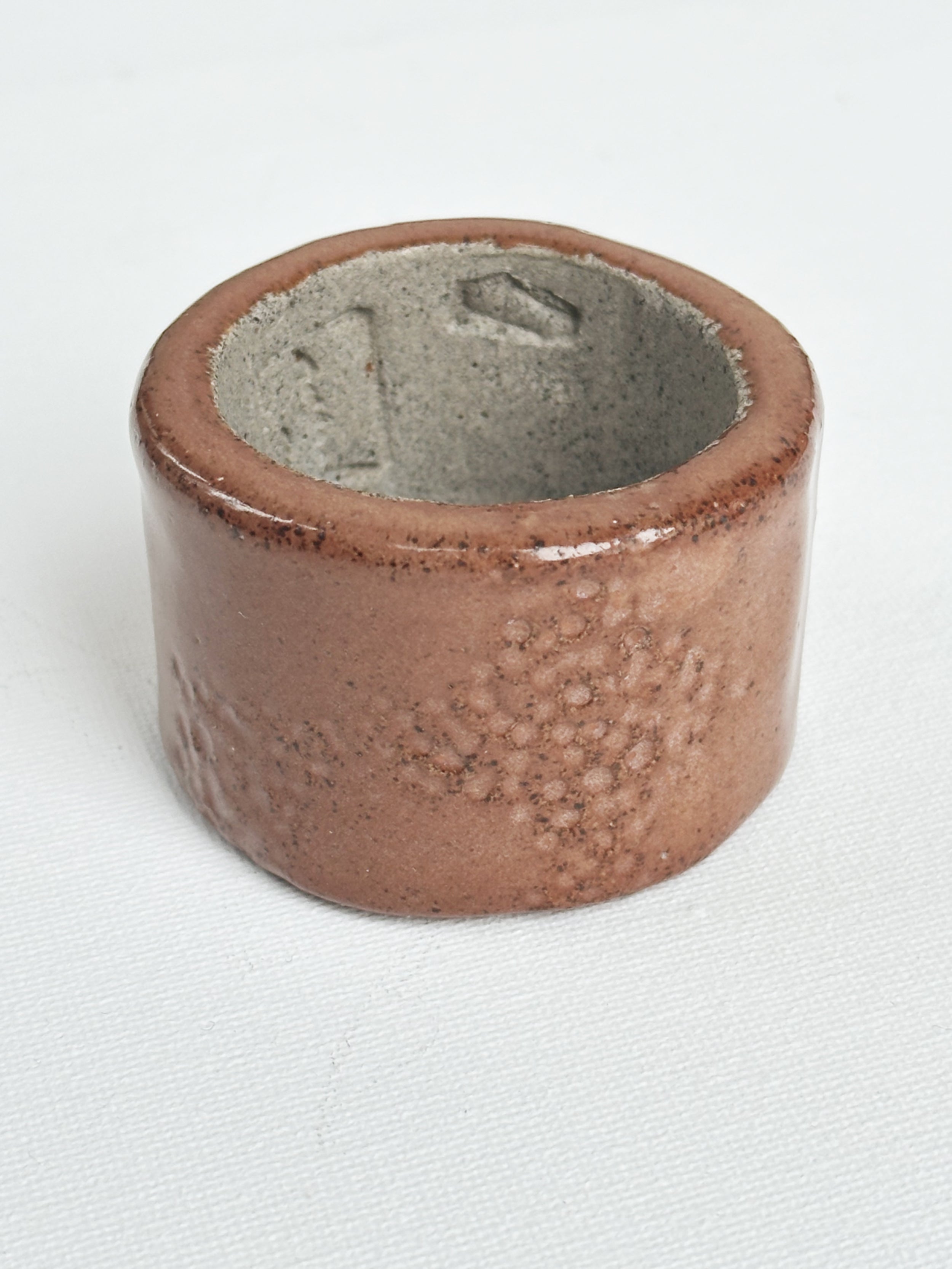 Servettring Mandel 2 st - Brun