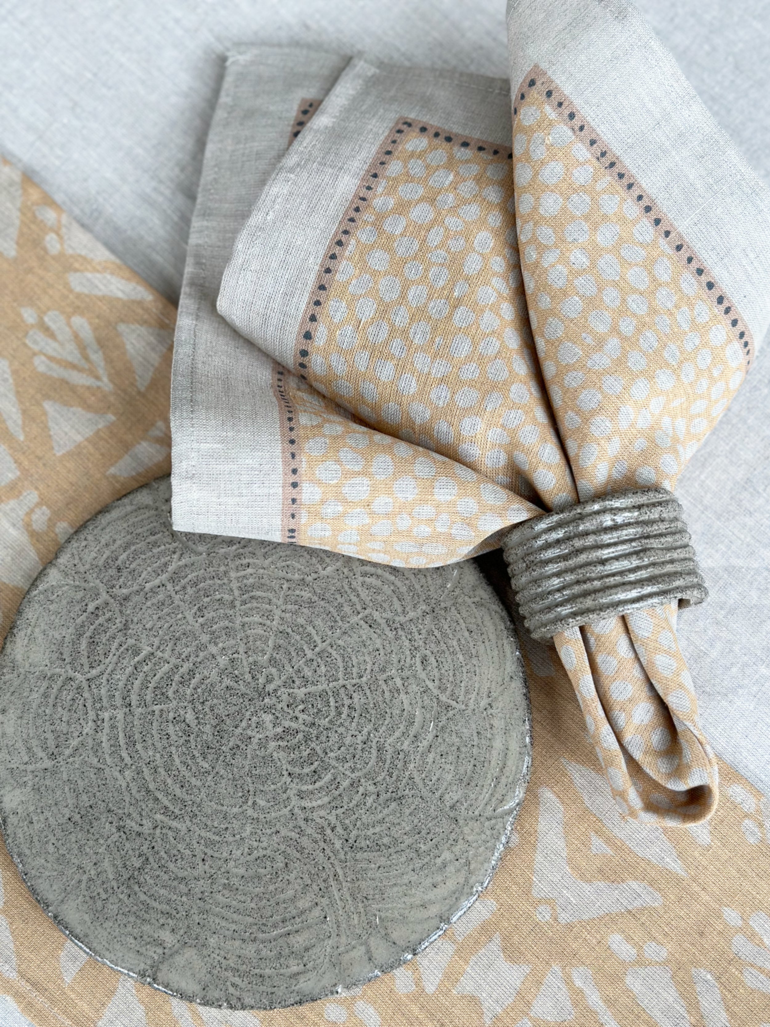 Linneservett Linknopp - Senap