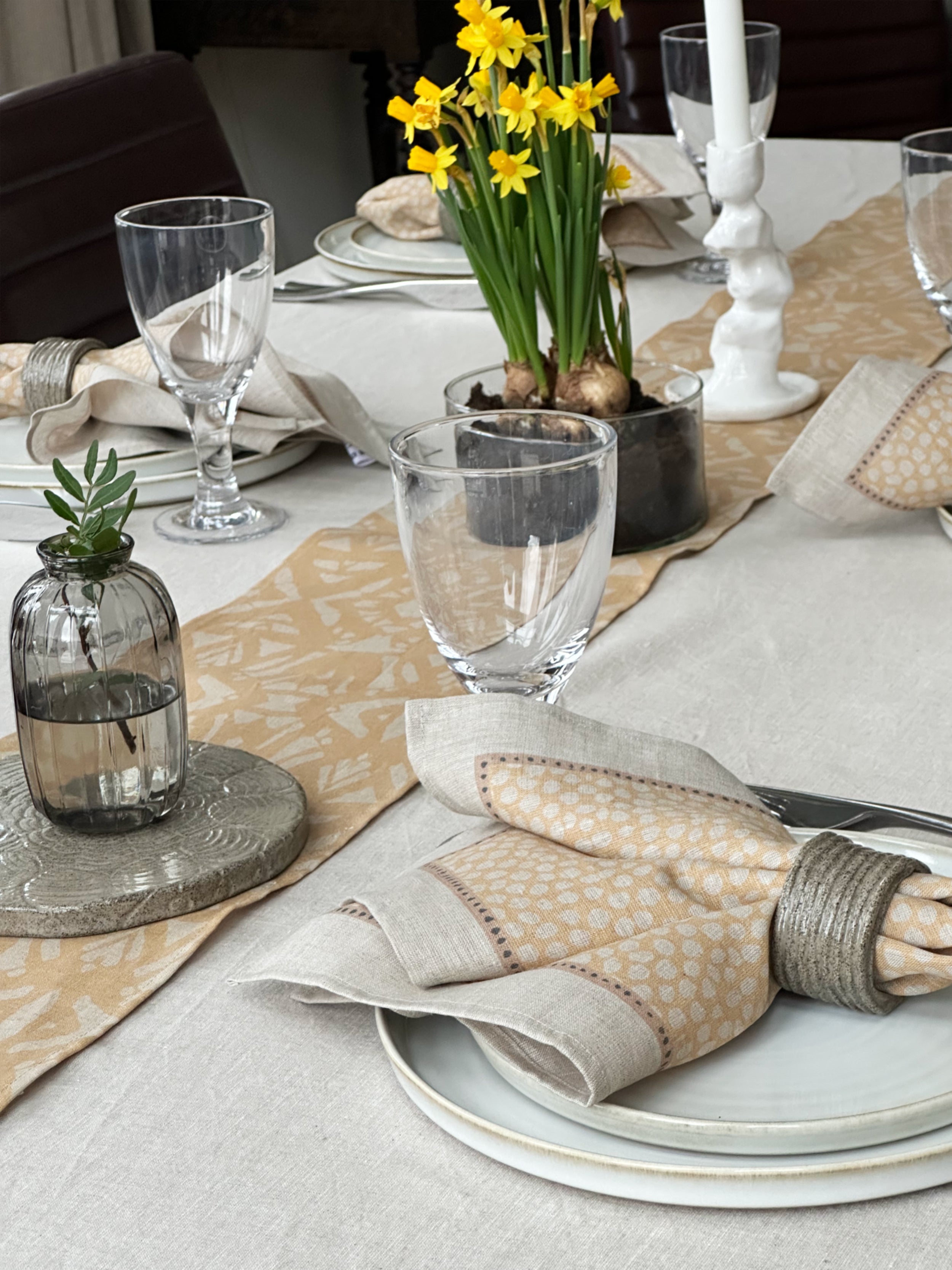 Linneservett Linknopp - Senap