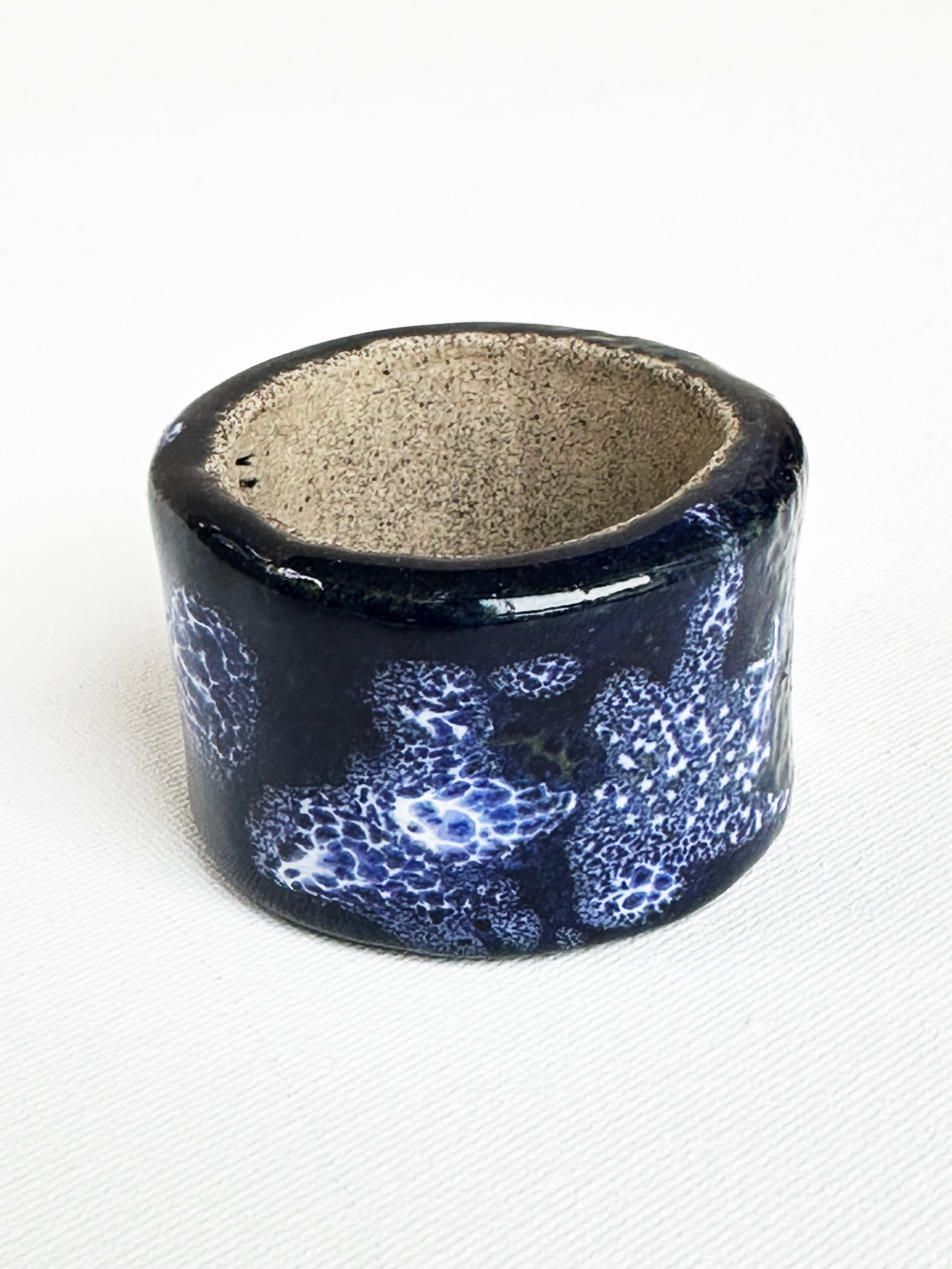 Servettring Stilsam 2 st - Blå/vit